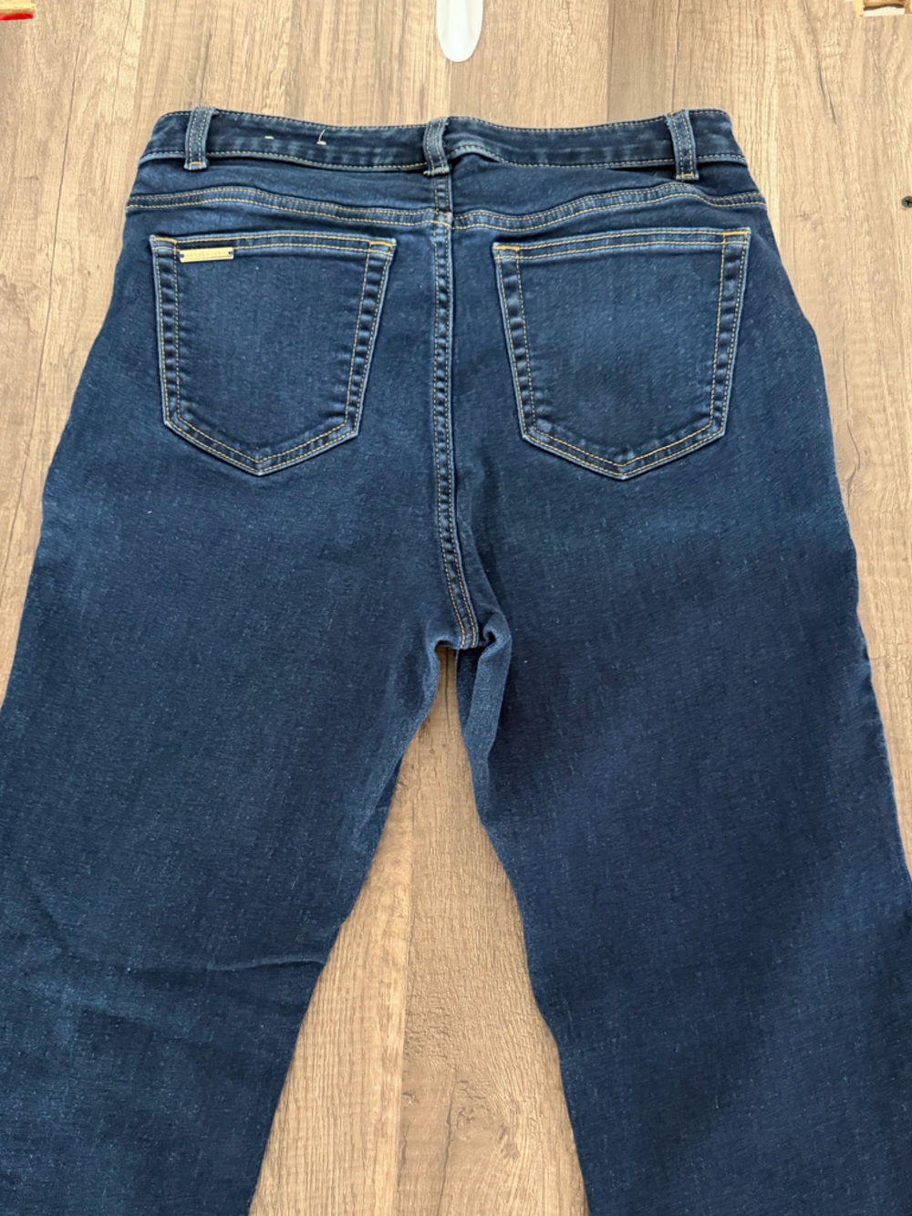 Michael Kors Dark Blue Flare Jeans - Picture 10 of 13